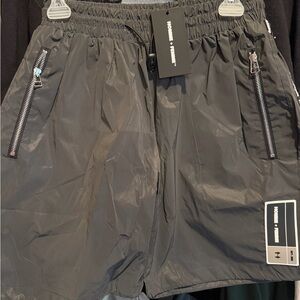 Homme Femme Shorts- black- “Shimmer” Small